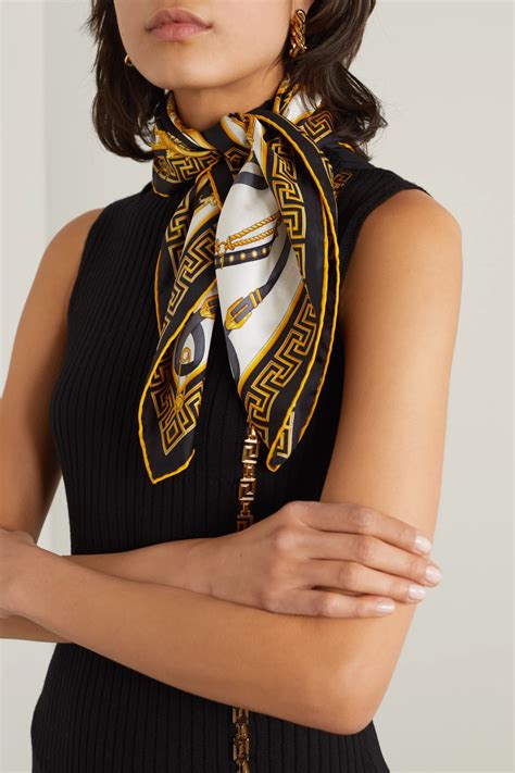 versace scarf wool|versace silk scarf women.